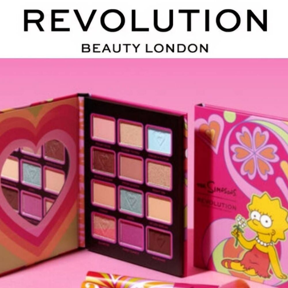 Revolution Beauty X The Simpsons Summer Of Love‎ Shadow Palette